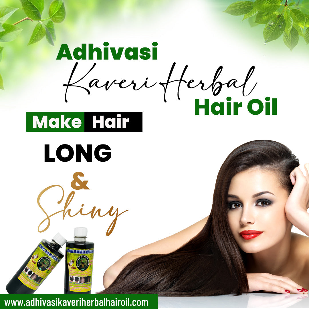 Adhivasi Kaveri 100% Natural Herbal Hair Oil For Regrowth & Long Hair (500ml)