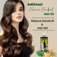 Adhivasi Kaveri 100% Natural Herbal Hair Oil For Regrowth & Long Hair (1000ml)